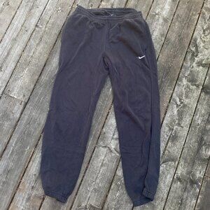Nike Club Cuff Pants Swoosh Mens Sweatpants Joggers Medium Black